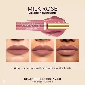 LipSense HydraMatte Lipstick - Milk Rose Shade